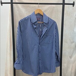 Blue Checkered Men's shirt Thom’s Fowler